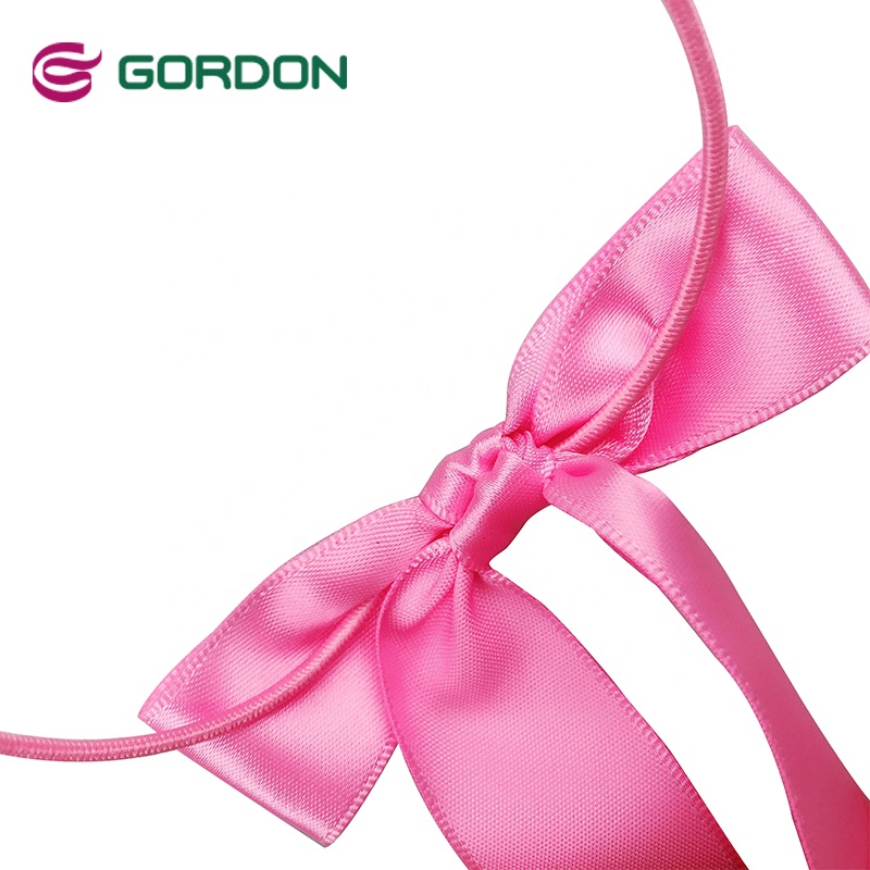 Packaging Express 0117 Lt. Pink Twist Tie Bow Ribbon