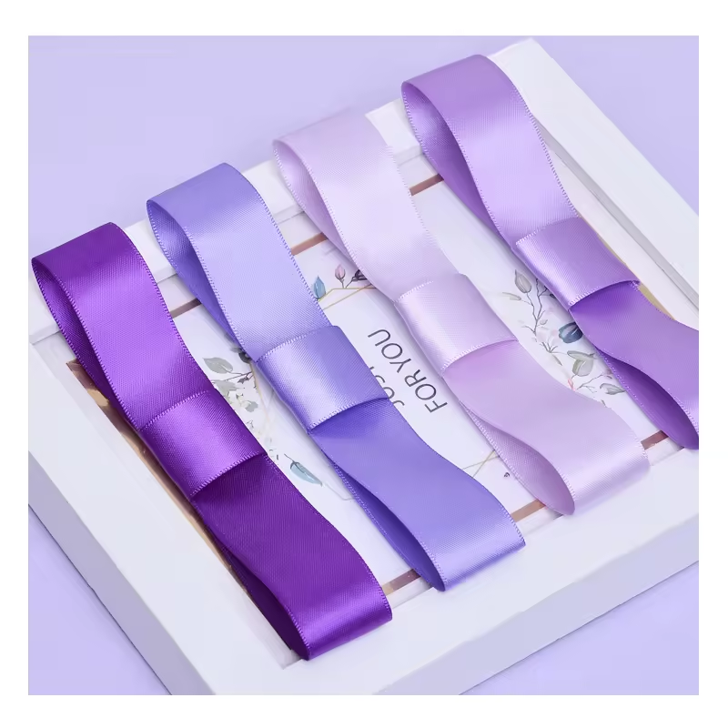 Gordon Ribbons Purple Series Satin ribbon For Chair Bows Gift Box Decoration 5/8 inch 16mm Width Ribbon roll